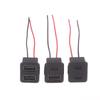 1/3Pcs Power Socket With Cable Connector Double Layer Usb Female Base Type-C Socket And Female Usb Lamp Charging Socket