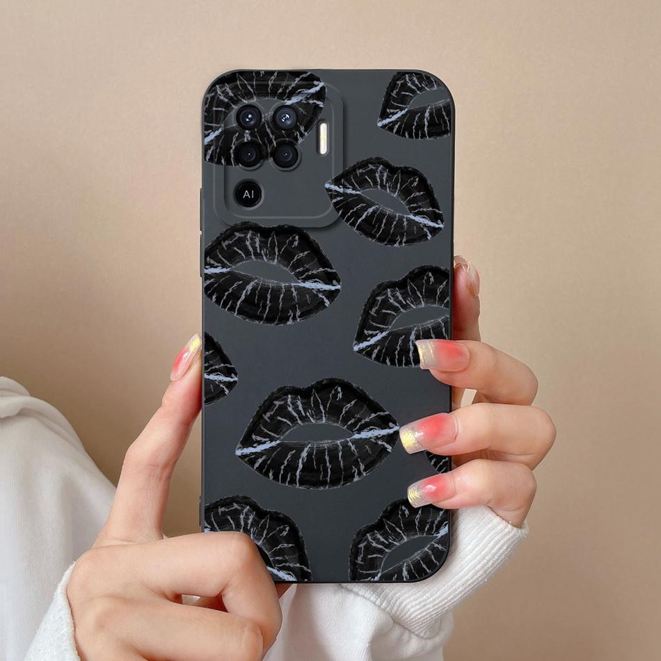 For Oppo Reno 5F 5 Lite 5Z 5K Case Cute Design Full Protection Phone Housing For Oppo Reno5 5G Soft Liquid Silicone Back Covers