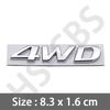 3D Metall Auto Emblem Logo Abzeichen Heckklappe Aufkleber Auto Styling