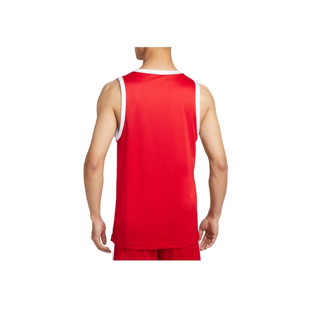Nike Dri-Fit Stock Crossover Fashion Comfortable Trendy Minimalist Sports Style Solid Color Quick-Dry Fabric Basketball Vest Men Vest IB8638-657