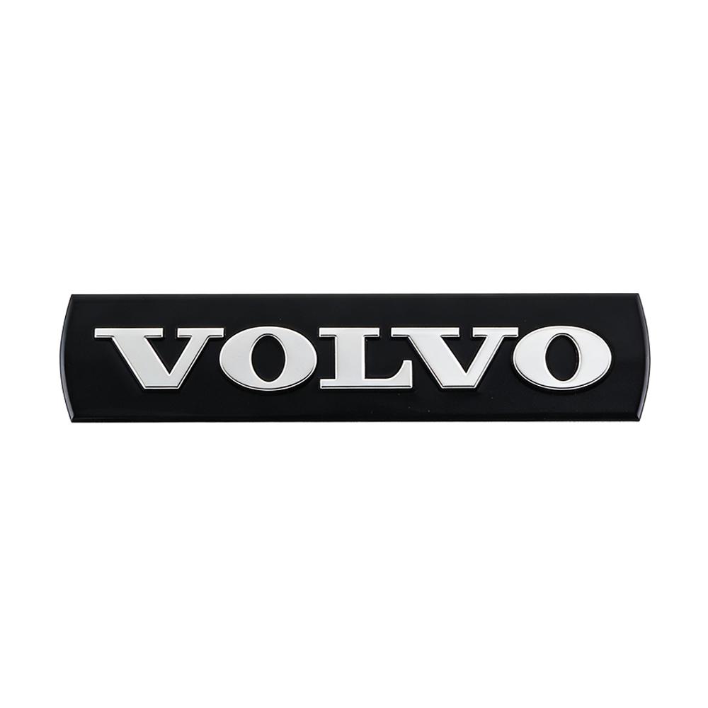 Car Front Grille Logo Letter Decorative Badge Accessories Steering Wheel Sticker for Volvo Rdesign XC90 S60 XC60 V70 S80 S40 V50