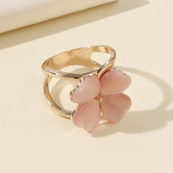 Four-leaf Clover Women Silk Scarves Clip, Fashion Scarves Buckle, Scarf Ring Wrap Holder Clamp, Scarf Ring for Shawls Clothing