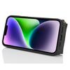 For iPhone 15 Plus/14 Plus Case with Zipper Pouch/Ring Kickstand/Strap Litchi Texture PU+TPU Phone Cover