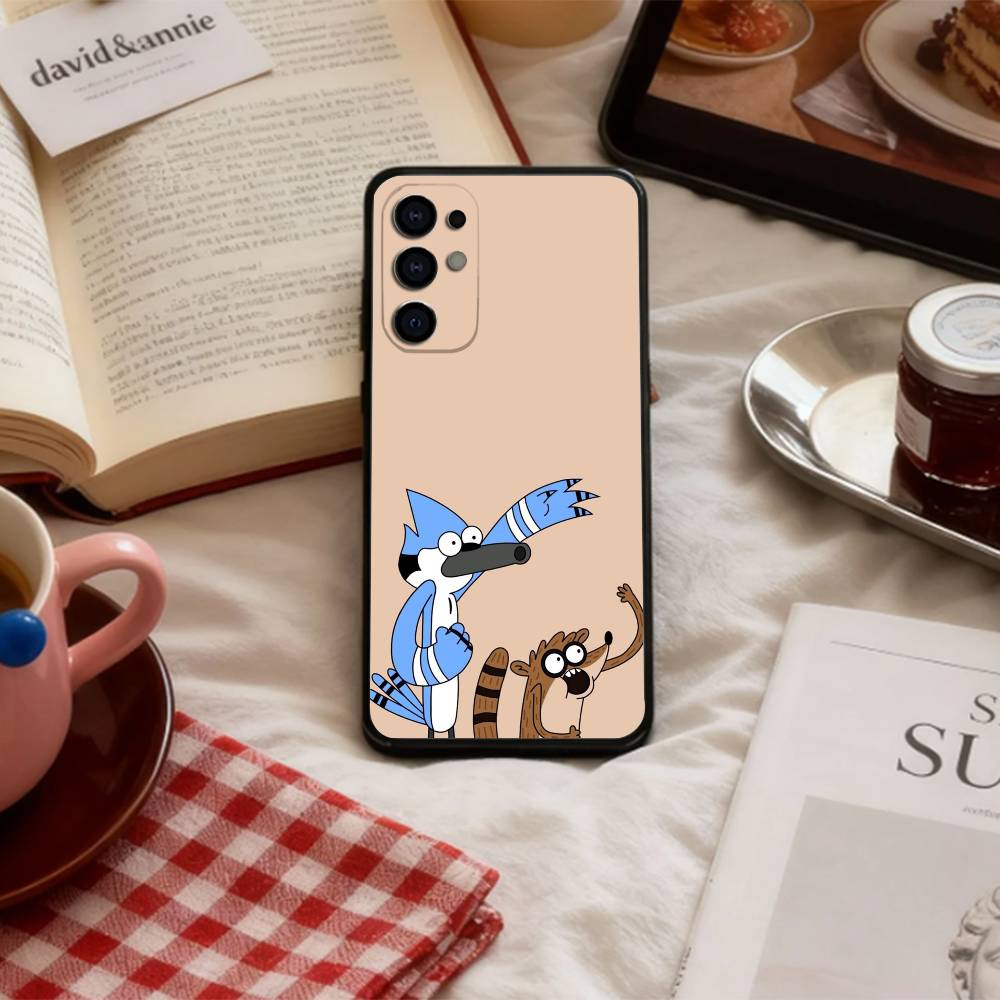 

Lazy M-Mates M-Mordecai and R-Rigby Phone Case For Samsung S 25,24,23,22,30,21,10,9,Ultra,Plus,Lite,FE,4,5 G Soft Black Case Samsung S21Ultra