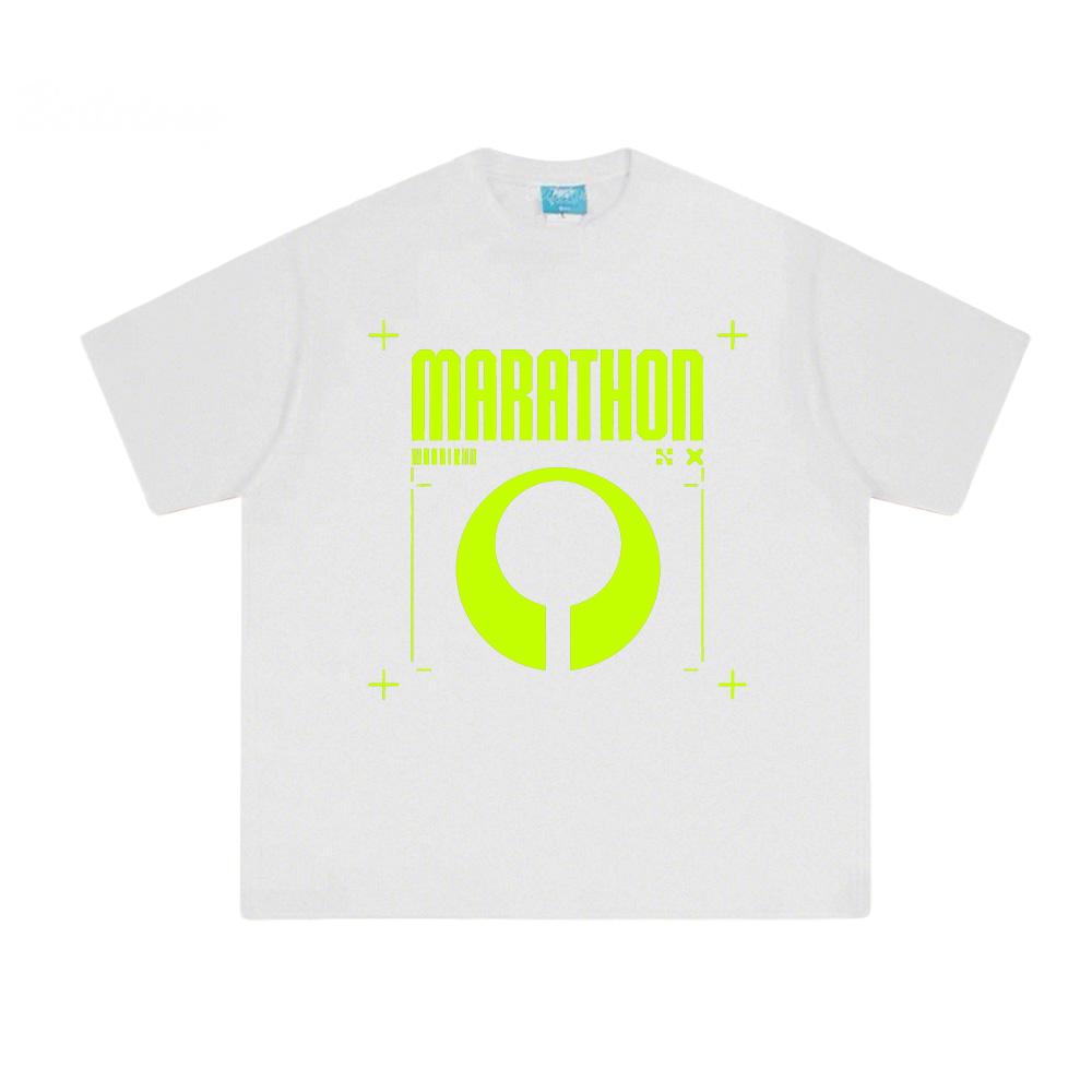 Marathon Shooting Game T-Shirt Men Women 100%Cotton 2026 Summer Game Customize Print Children Unisex Oversized Shirts