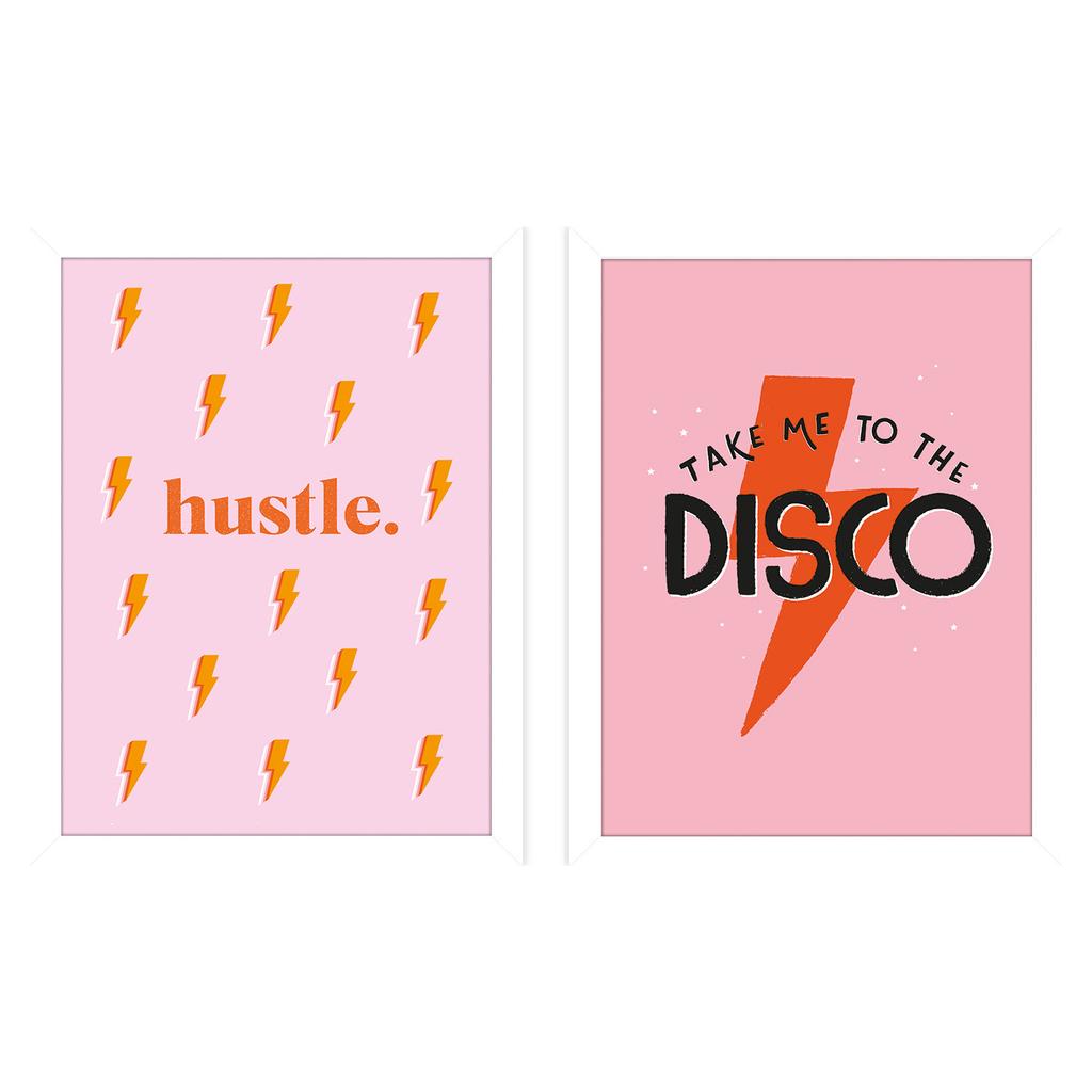 Zestaw Oprawionych Grafik Duchess Plum Hustle/Take Me To The Disco (Pakiet 2)