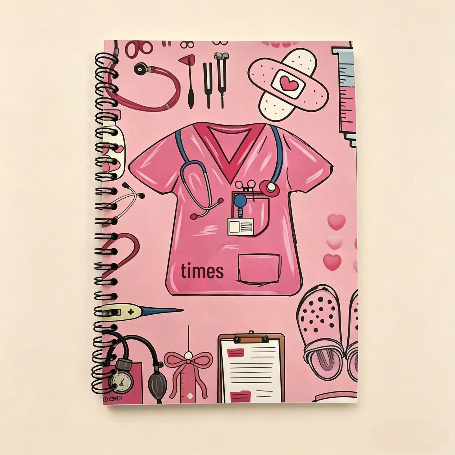 Cross-Border Exclusive A5 Nurse Planner - Spiral Notebook