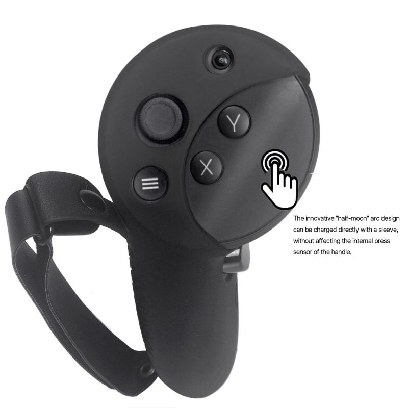 Schweißfester Controller-Silikongriff für Quest Pro VR-Griff-Controller-Schutzfolien Controller-Skin-Griffe Zubehör