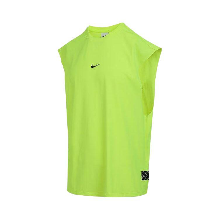 Nike Dri-FIT SL Top Street Sleeveless T-Shirt Volt HV1889-702 M