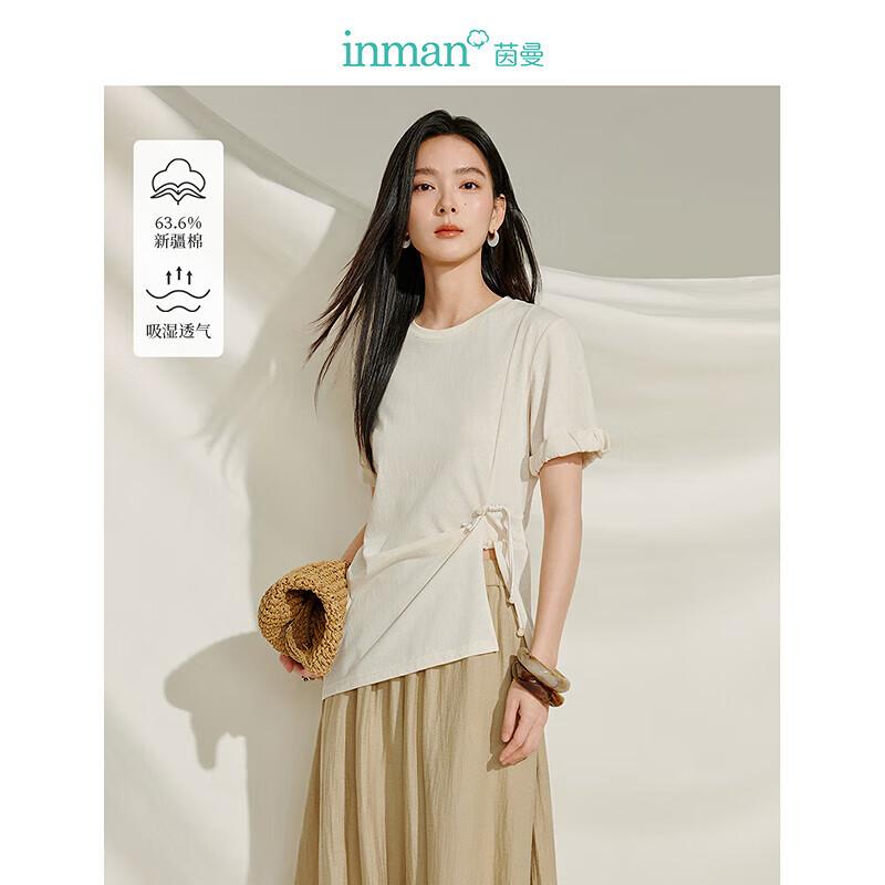 INMAN Women s Casual & Stylish Summer Short-Sleeve T-Shirt S