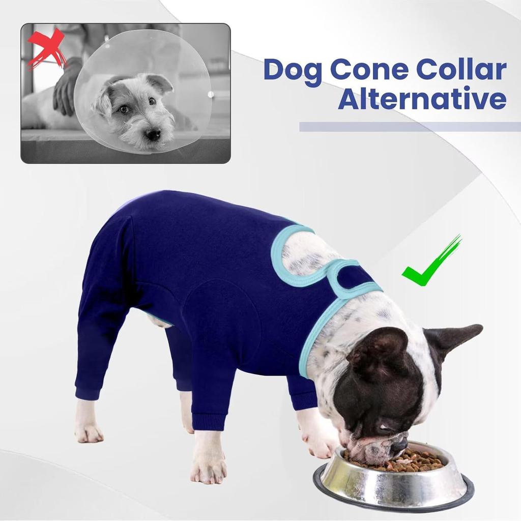 Haine noi de bumbac pentru animale de companie, haine calmante emoționale pentru câini, haine calmante dintr-o bucată cu patru picioare, câine anti-anxietate și anti-șoc