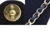 Chanel ChainShoulder Shoulder Bag Matelasse black/Gold Hardware Cotton Women Used