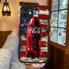 C-CocaS-Fashion Cola Silicone Matte Phone Case For Iphone 13 14 15 16 Pro Max 11 12 X Xs Max Soft Cover