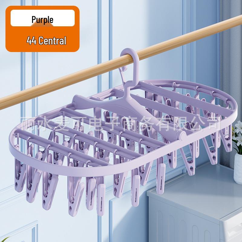 Foldable Multi-Clip Drying Rack for Clothes, Socks, and Underwear