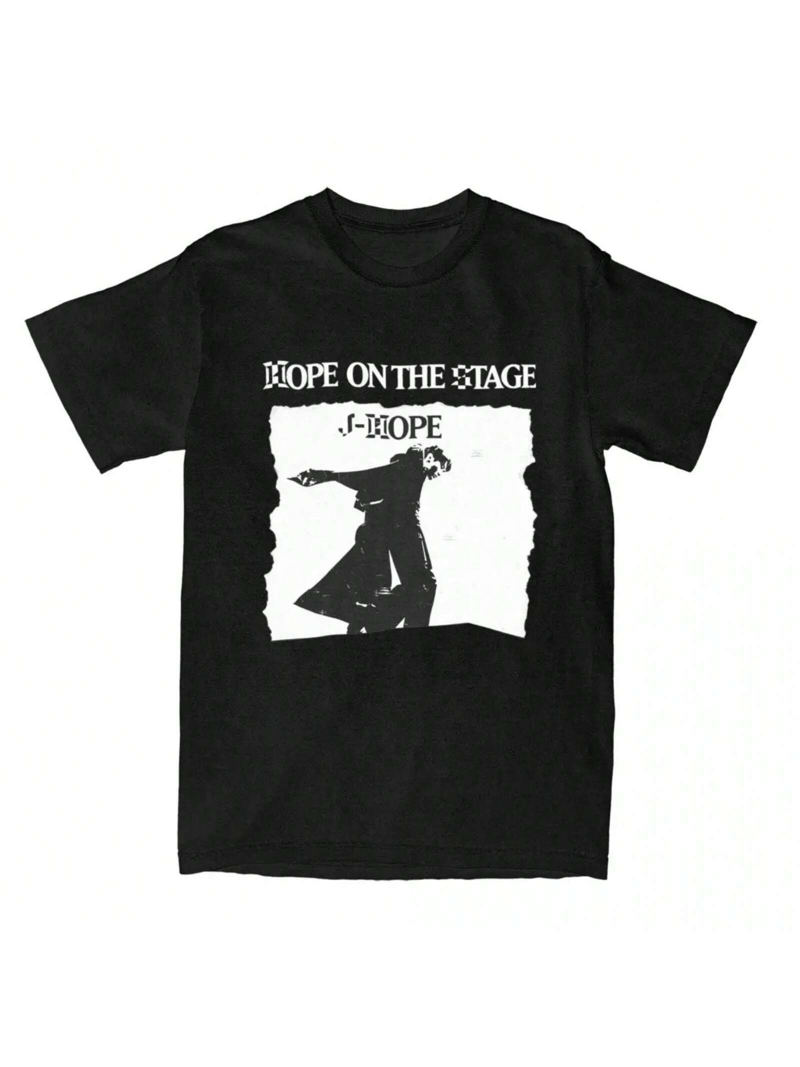 Kpop J-Hope Tour Hope On The Stage Tour T-Shirt Summer T Shirts Cotton Hipster Tee Shirt For Women s Men s Short Sleeve Top Tees S разноцветный