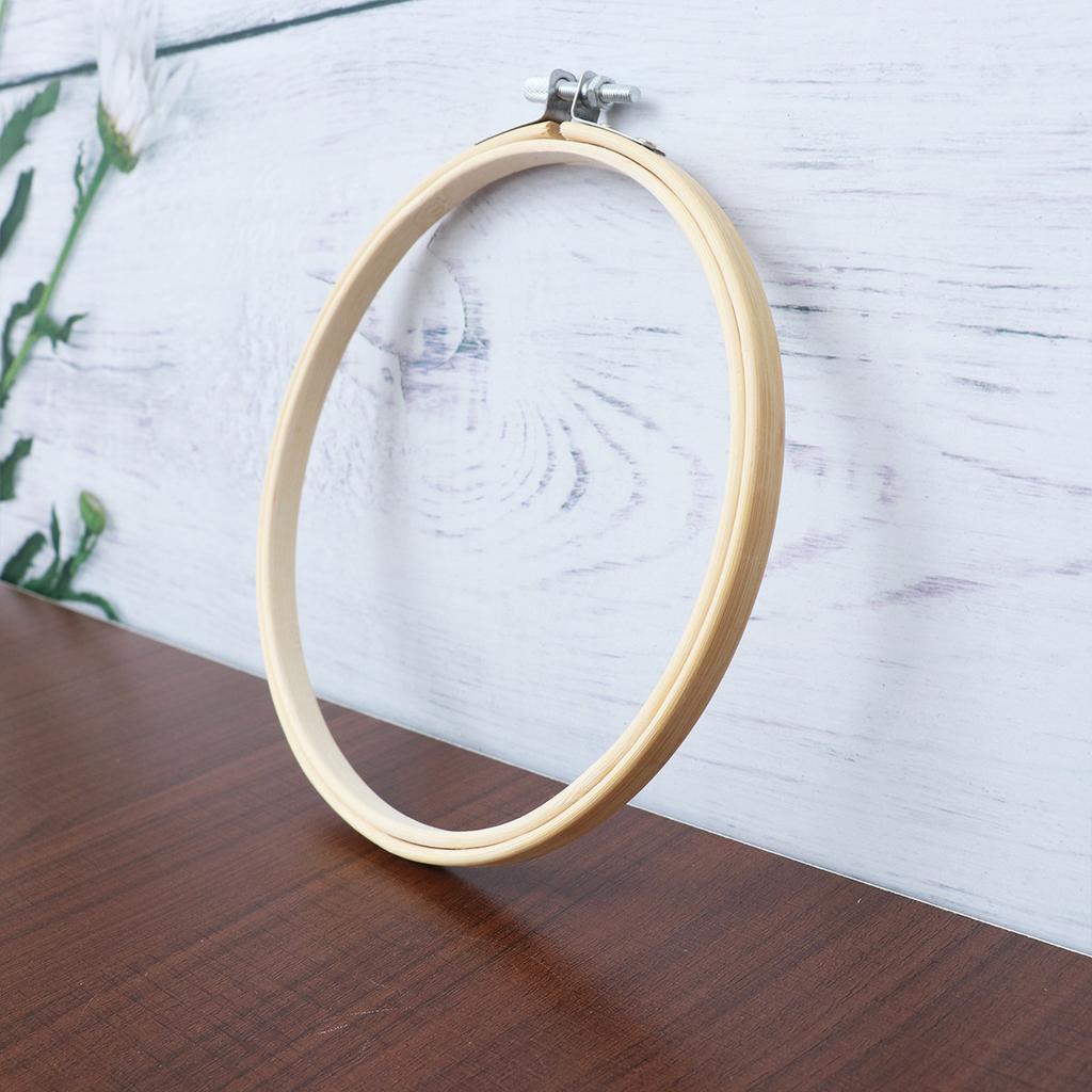 1Pcs Bamboo Embroidery Circle 26Cm Hoop Frame DIY Cross Stitch Quilting Needlework DIY Craft Home Decoration Accessories