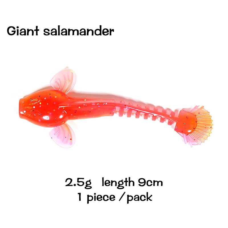 1 Pcs Soft Fishing Lure 2.5G6.5Cm/5.3G9Cmbright Color Swimbait Worm Lure For Fishing Bait