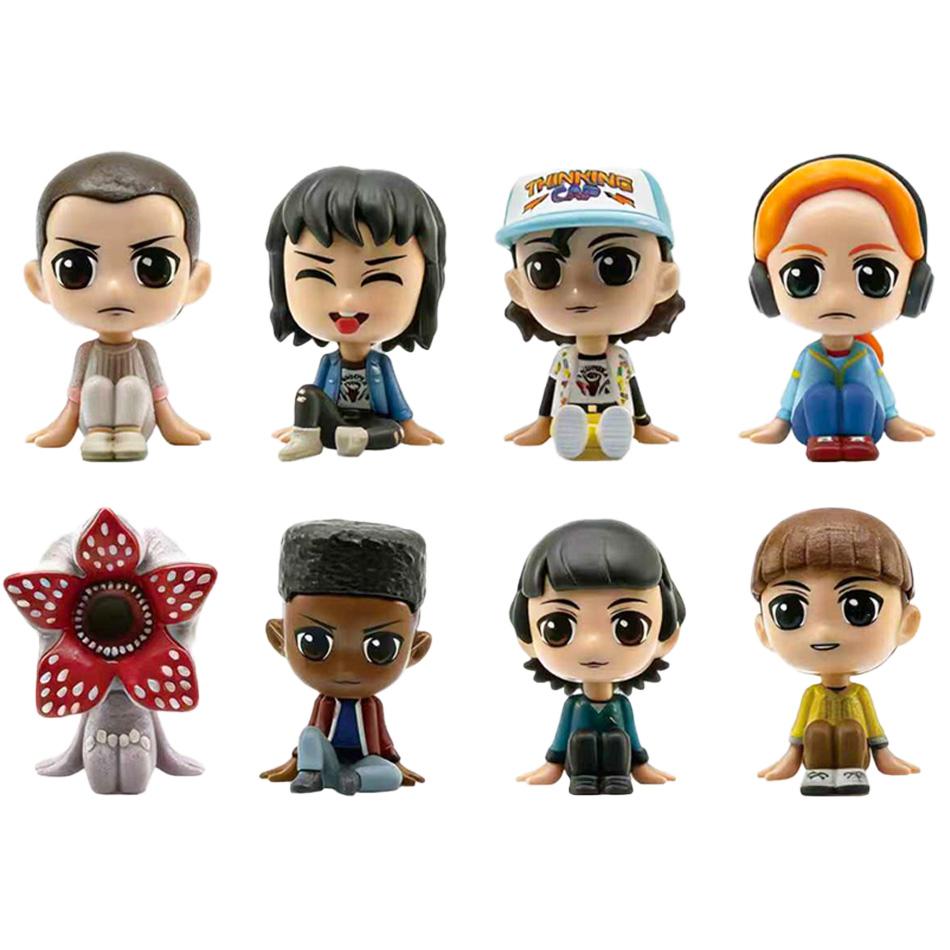 Stranger Eleven Dustin Barb Steve Demogorgon PVC Figures Cartoon Home Decor Peripherals Collectible Model Toys for Fans