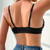 European and American Seamless Push-up Front Clasp Bra with Underwire Sexy Bra