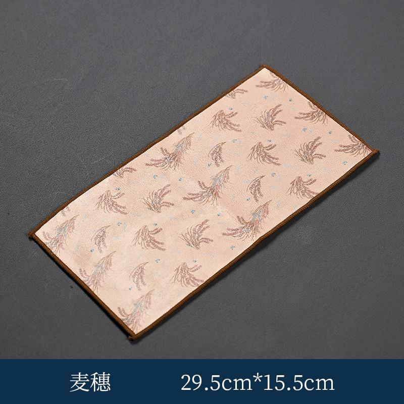 Chinese Style Tea Towel Absorbent Rag Painted Tea Cloth Household Kitchen Table Cleaning Mats Napkin Placemats Cleaning Cloth