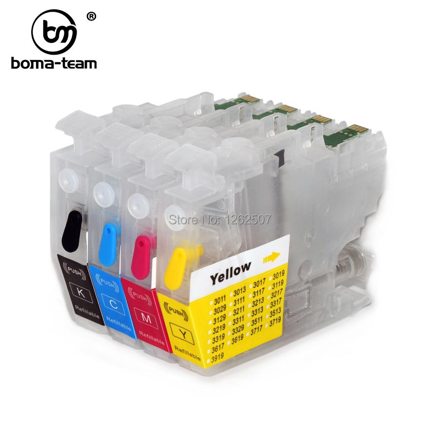 Customized LC3011 LC3013 LC3017 LC3019 LC3029 Cartridge Ink Chip For Brother MFC-J5830 J6535 J5930 J6935 J5330 J6530 Printers