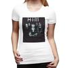 Him Band Washed Him Ville Valo Razorblade RoUnisexce T-shirt da Donna Girocollo Streetwear T-shirt da Donna Manica Corta Vestiti Top