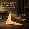 2PCS V Shaped Design Guitar Bridge Tailpiece Flying V Bridge  For Electric Guitar