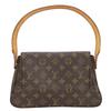 Used Shoulder Bag Mini Looping M51147 Monogram/Nume Leather Brown