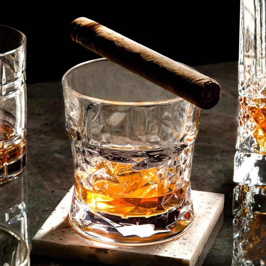 Lazysong 300ml Rocks Glass, Whiskey Glass, Brandy Glass, Perfect for Father's Day, Birthdays, Retirements, Anniversaries, and More.