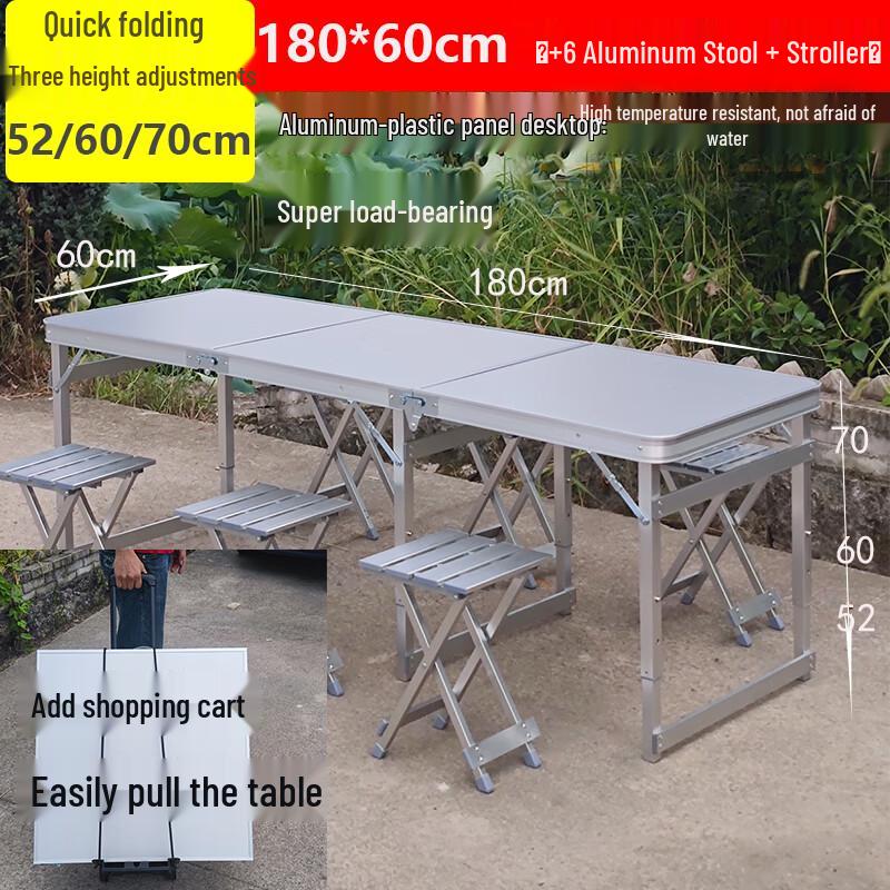 Handun Portable Outdoor Folding Table & Chair Set