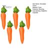 Simulated Carrot Decor Easter Artificial Faux Lifelike Simulation Foam Spring Fake Vegetables for Home Farm Party DIY Craft Table Decoration Vegetable