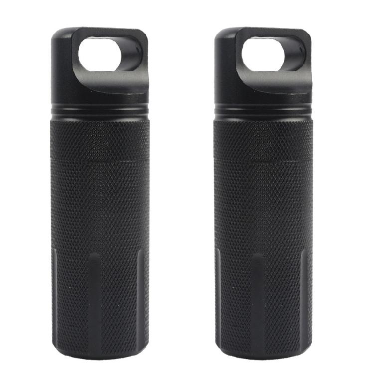 Aluminum Alloy Pills Box Waterproofs Medicine Box Case Keychains Holder Container Bottles Small Travel Medicine Bottle
