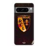 Case for Google Pixel 8 Pro Rcl Lens Orange Black Background