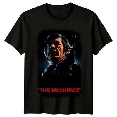 Der Mechaniker (1972) Vom Filmposter inspiriertes T-Shirt Retro 70er Jahre T-Shirt Unisex