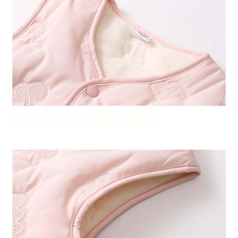 Children's Thermal Vest for Autumn and Winter, Boys and Girls Cotton Inner Vest, Thickened Baby Vest for Older Children, Outerwear