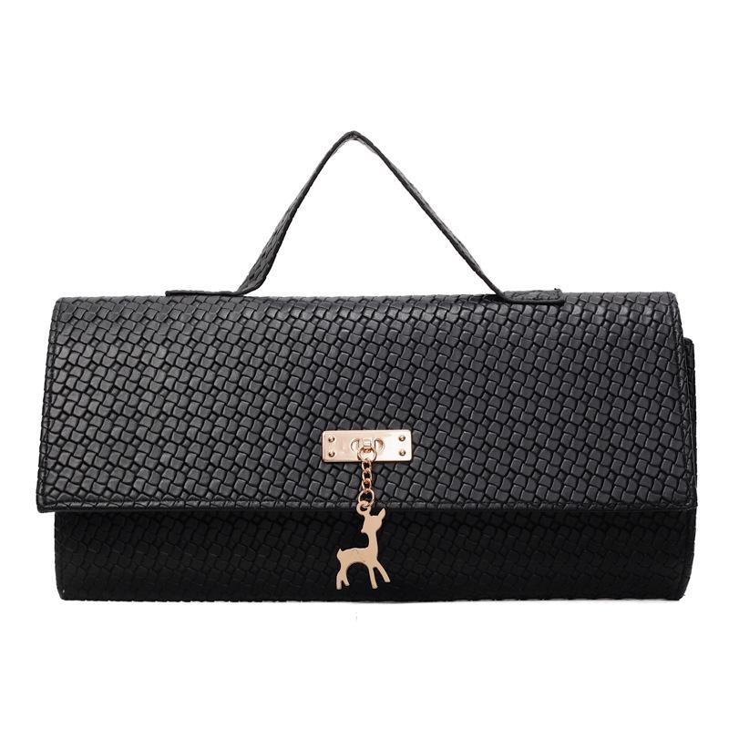 Texture foreign style summer new niche design high sense baguette fashion versatile commuter handbag чёрный