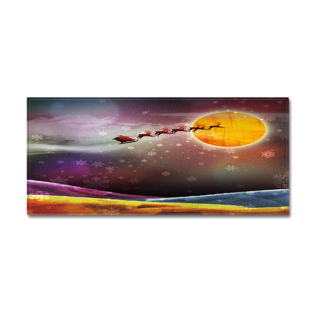 Christmas Kitchen Sand Carpet Doormat Long Floor Mat