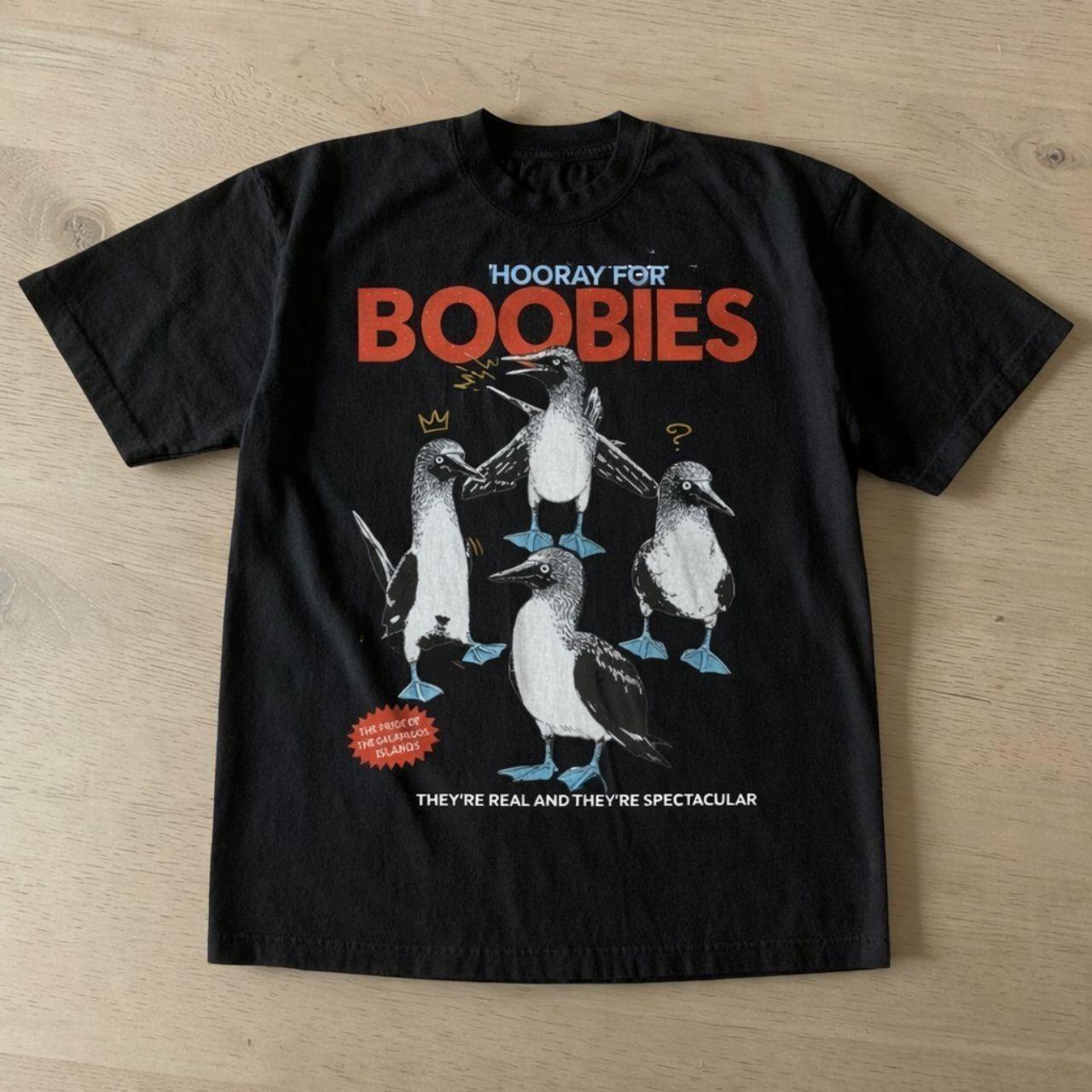 Vintage fuuny boobies graphic tshirt Unisex T-Shirt XXXL