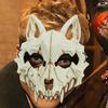 Wolf Schädel Kopf Maske Realistisch Gruselig Kopfbedeckung Horror Halloween Cosplay Requisiten Für Kinder Erwachsene Feiertag Schul Feste Spukhaus