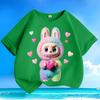 Children's Fashionable Pure Cotton Top, Cute Loose T-shirts for Boys and Girls  Summer