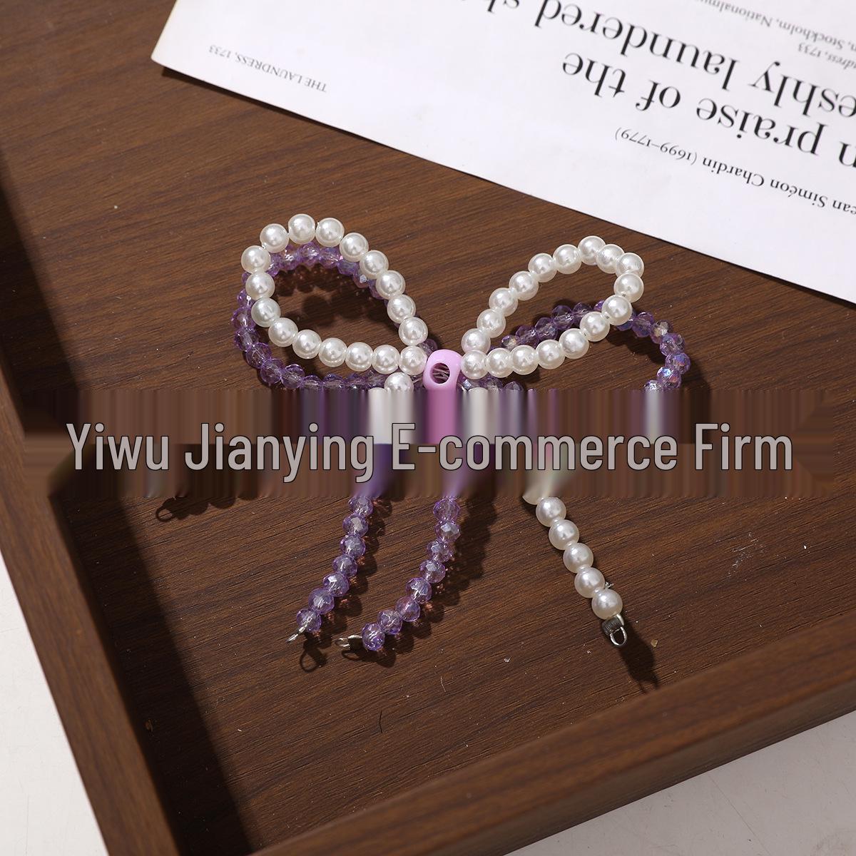 Корейский Хрустальный Жемчужный Бант DIY Аксессуары для Сумки, Брелок и Обуви