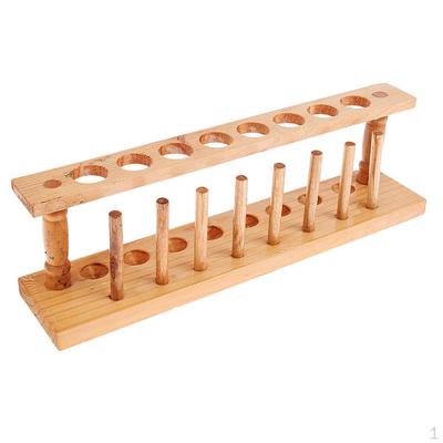 Wooden Test Pipe Bearing Holder Rack with Standing Stand