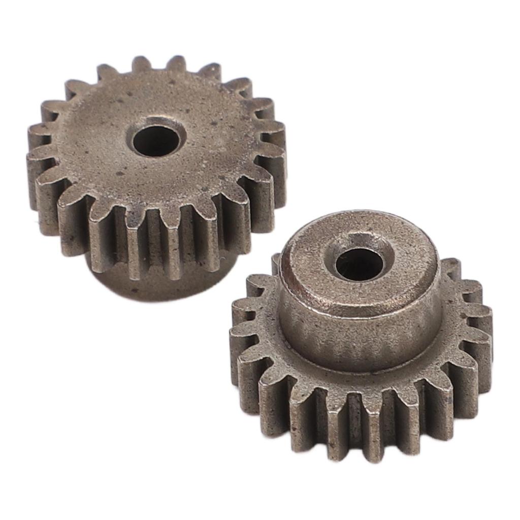 2Pcs RC Motor Gear Set Easy to Install M0.6 20T Steel Pinion Motor Gears for 112 116 Remote