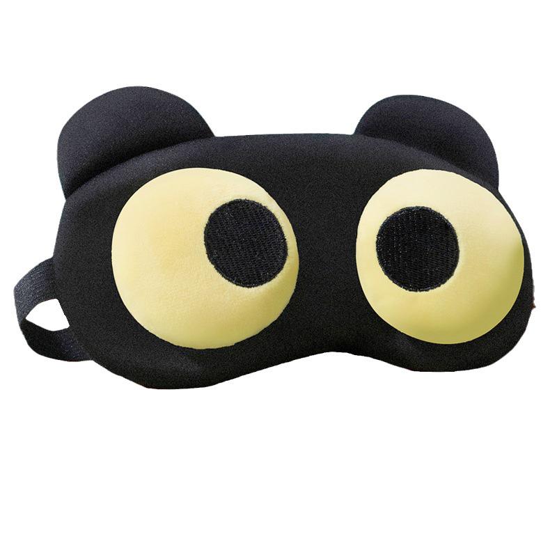 Funny Cute Sleep Eye Mask: Relaxing Blackout for Men, Women, and Students with Hot/Cold Compress for Eye Relief