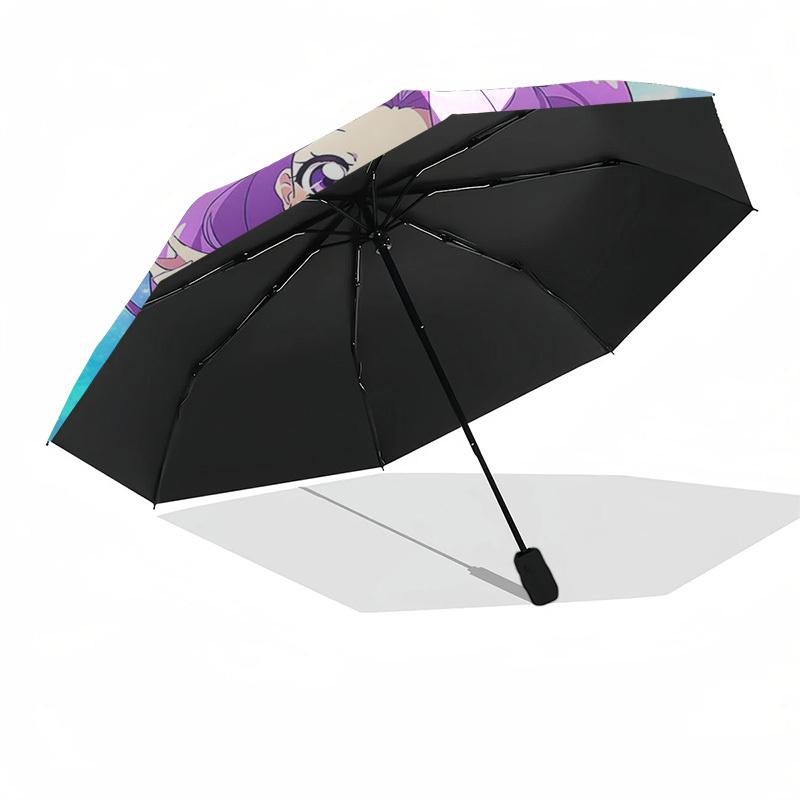 1pc Princess Lyrical Sympathy Outdoor Umbrella - Automatic Opening/Closing, Foldable Design, 8-Rib Iron Frame, Perfect Gift for Fans, Travelers, Daily