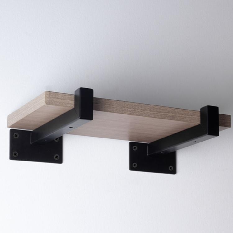 Sturdy Floating Shelf Brackets Decorative Shelf Support for Kitchen and Bathroom with Heavy Duty Steel Build