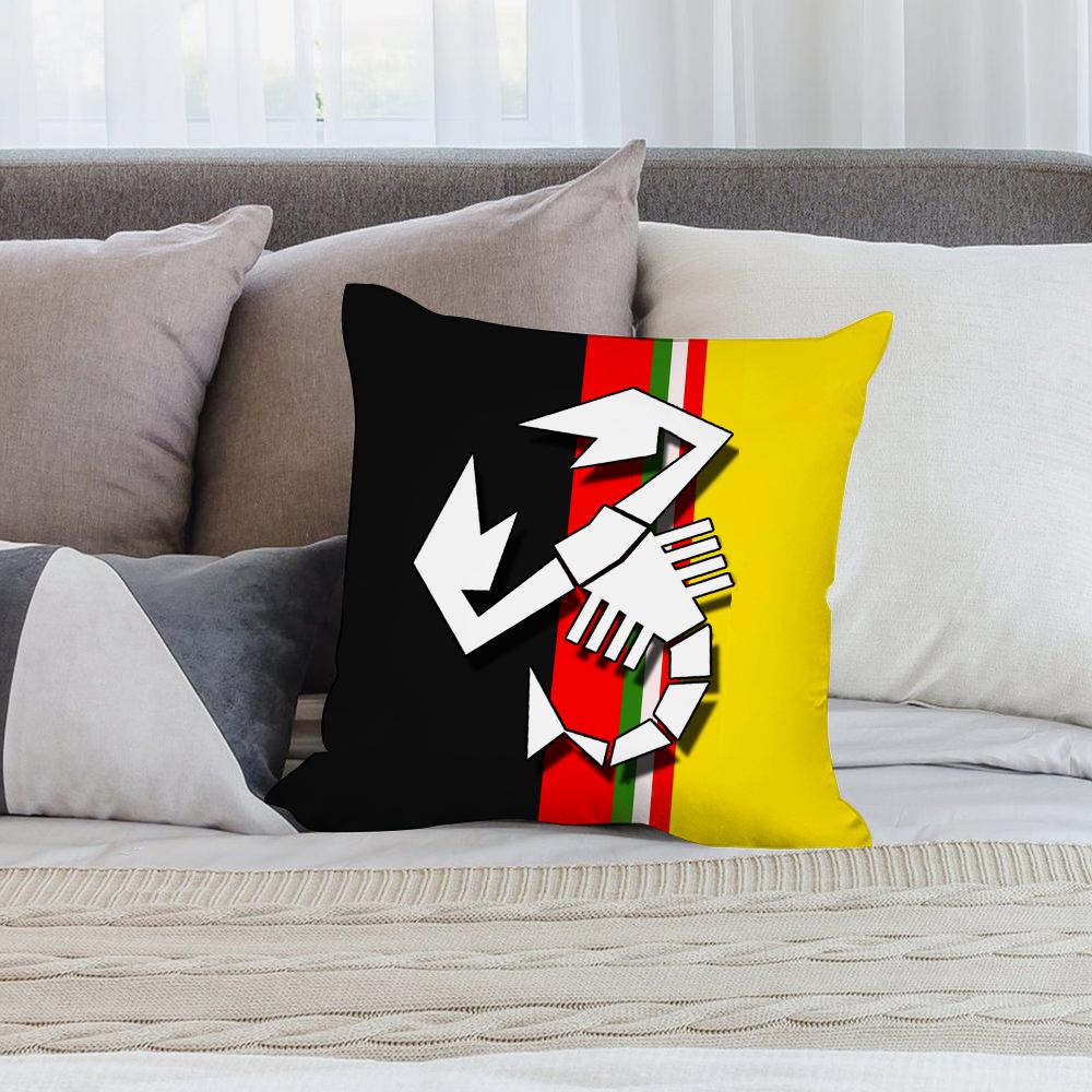 Brand A-Abarth Scorpion Pillow Case Plush Fabric Soft Double Sided Print Sofa Cushion Cover Throw Pillow Covers