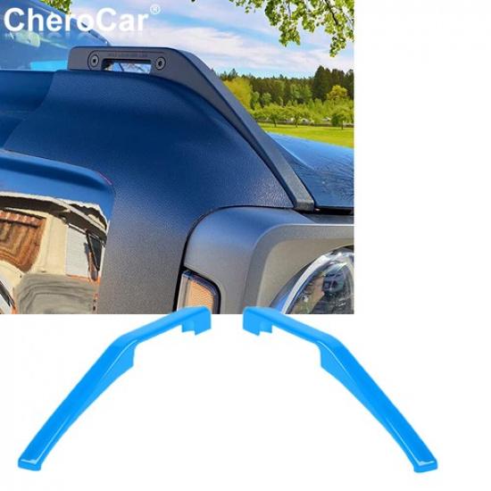 Декоративная накладка на петлю капота для Ford Bronco -25 2/4 Двери Синие Аксессуары