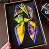 Women's Fashion Square Scarves Neck Protection Scarves Spring and Autumn Vintage Scarves