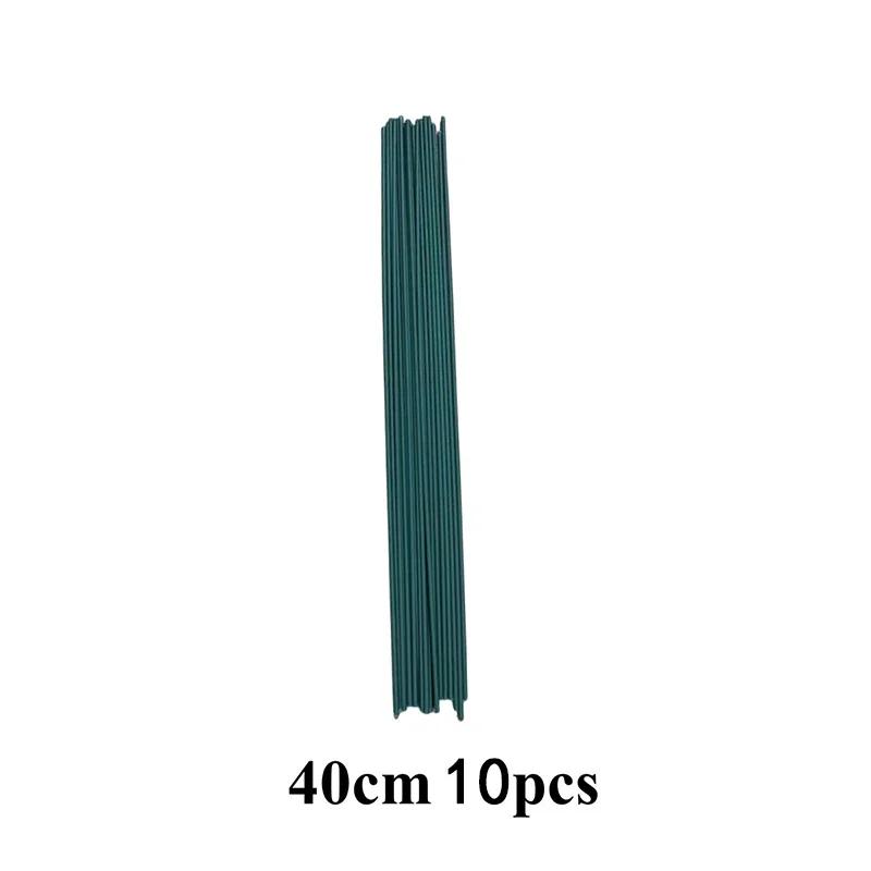 30/40cm Green Flower Stem Sticks DIY Floral Material Handmade Wire Stem Accessories Twist Bar Accessories